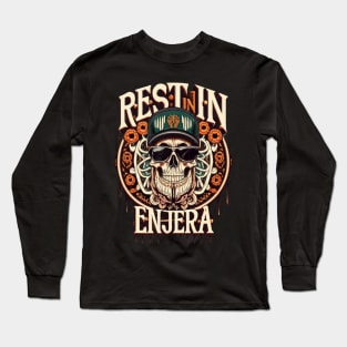 Ethiopian Enjera Long Sleeve T-Shirt